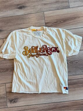 Aviator Nation x BottleRock cropped Napa Valley Festival Tee – Size Medium